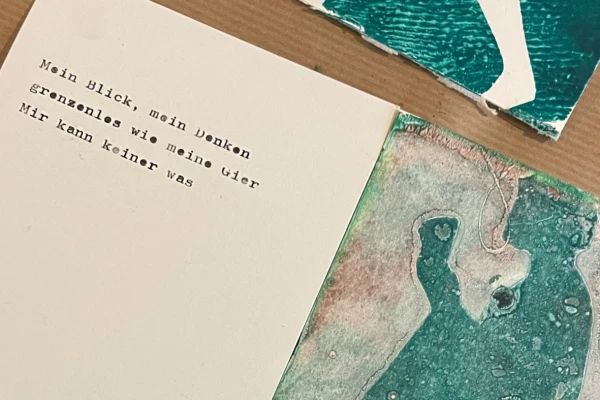 THE MIRROR INSIDE YOU Kreatives Schreiben & Druckgrafik